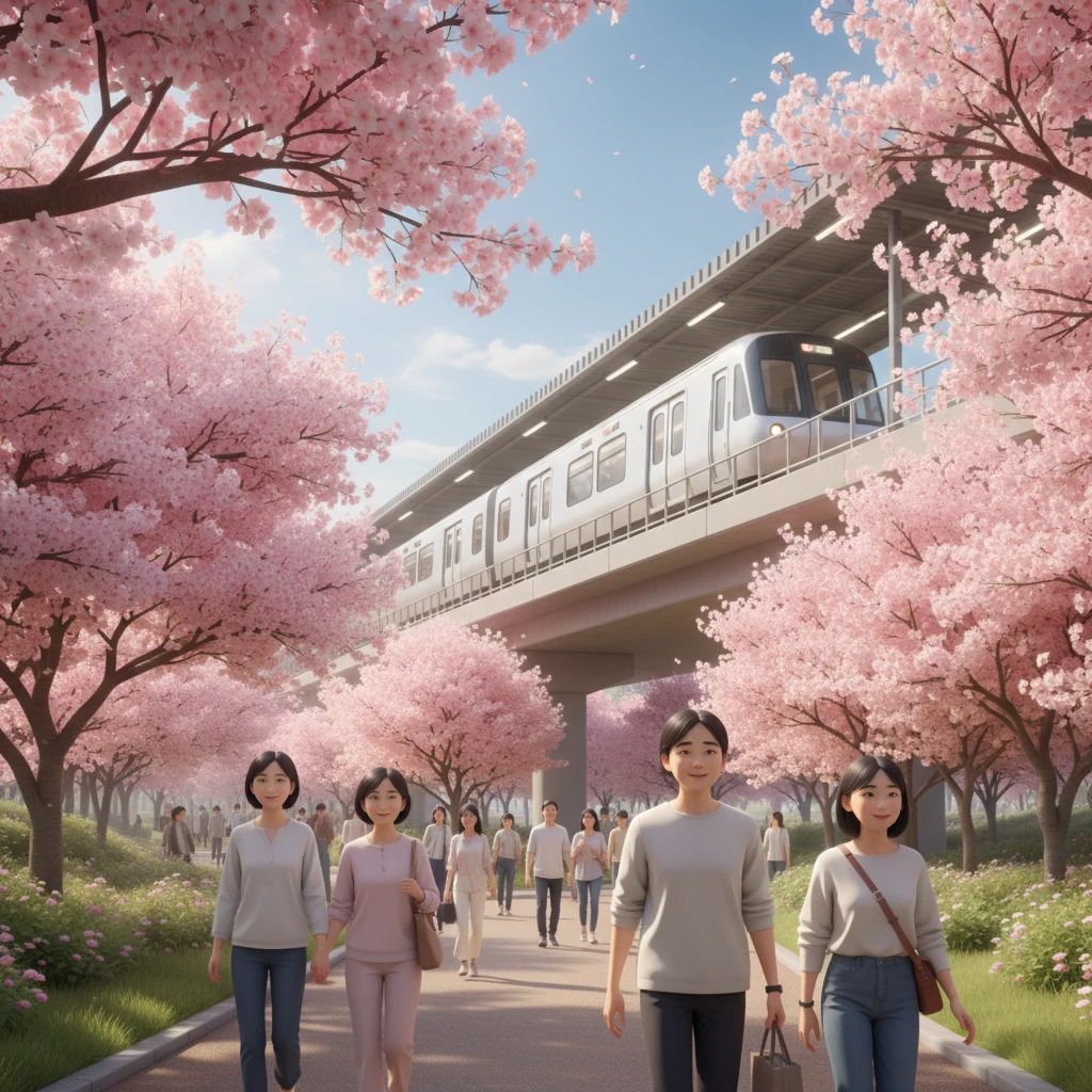 현충원 수양벚꽃부터 보라매공원까지 동..