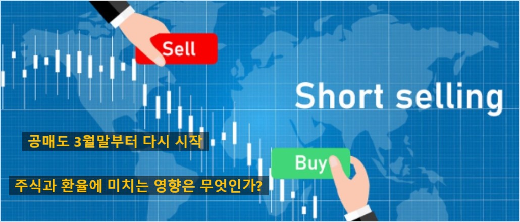 주식 공매도로 사고 파는 모습
