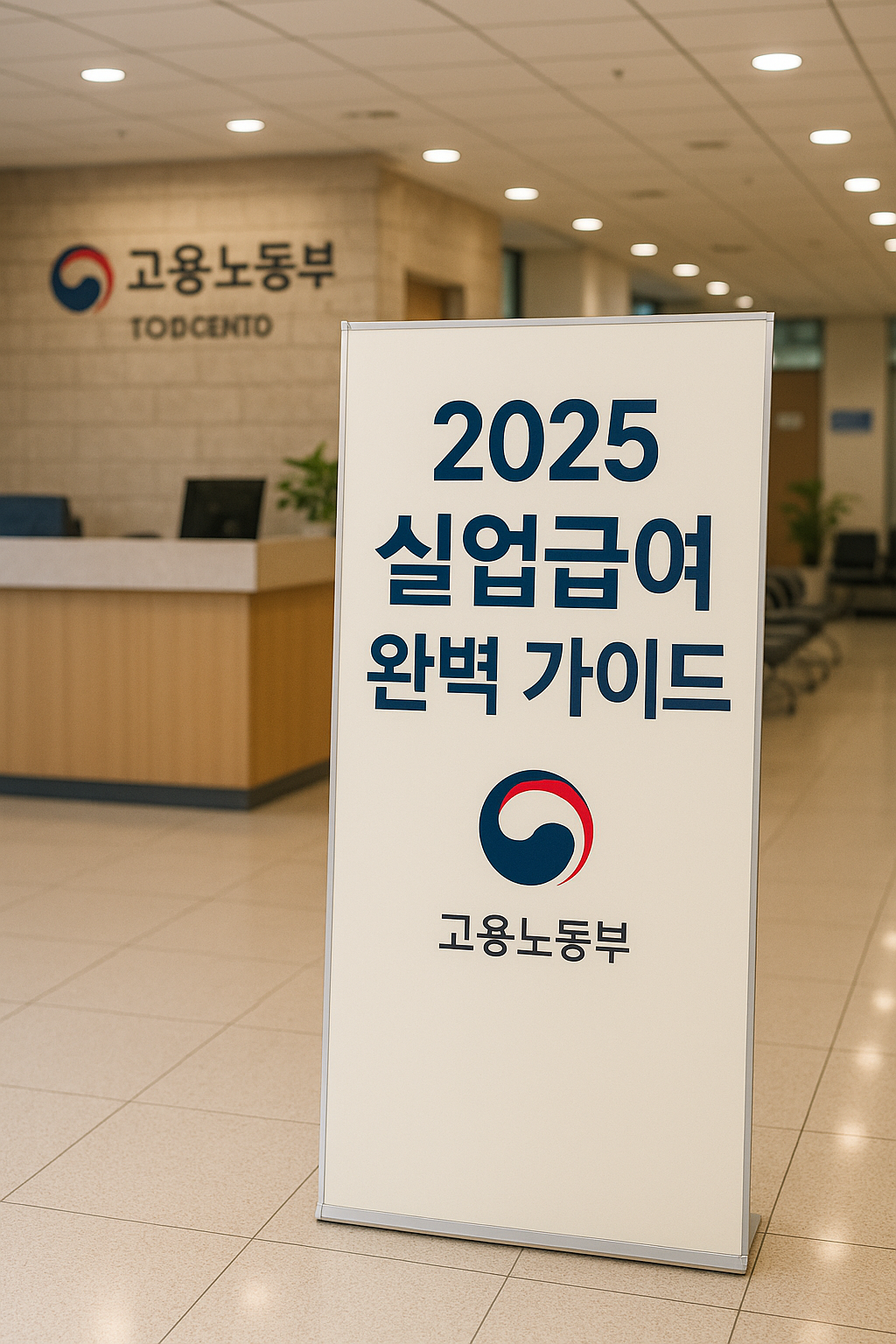 2025년 실업급여 변경사항 및 개정 요약표 이미지