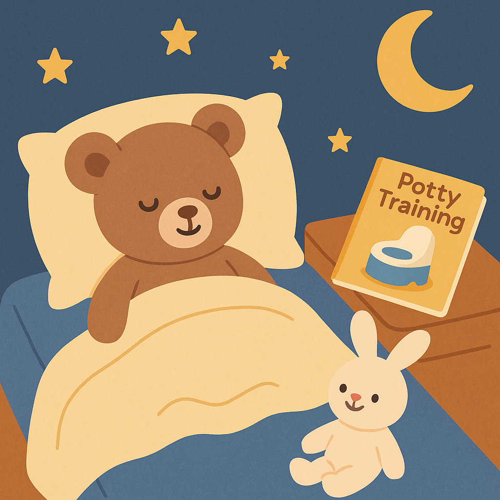 유아기 야간 배변훈련 관련 이미지