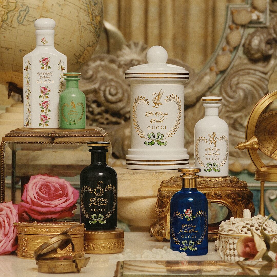 구찌 알케미스트 가든 컬렉션의 향수들
