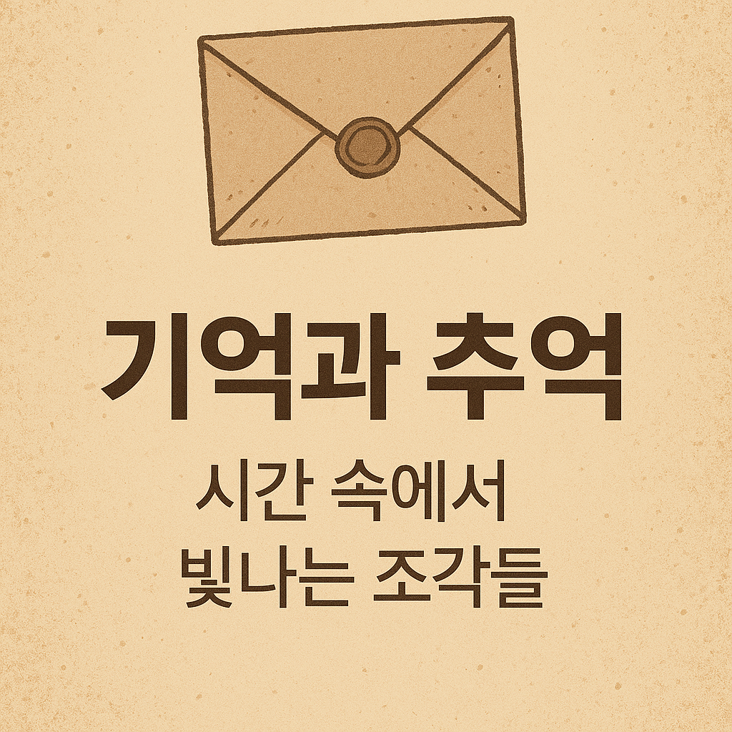 기억과 추억, 시간 속에서 빛나는 조각들