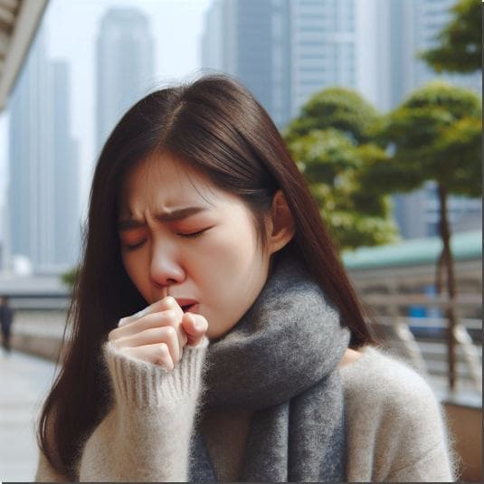 인후염 편도염 증상 기침