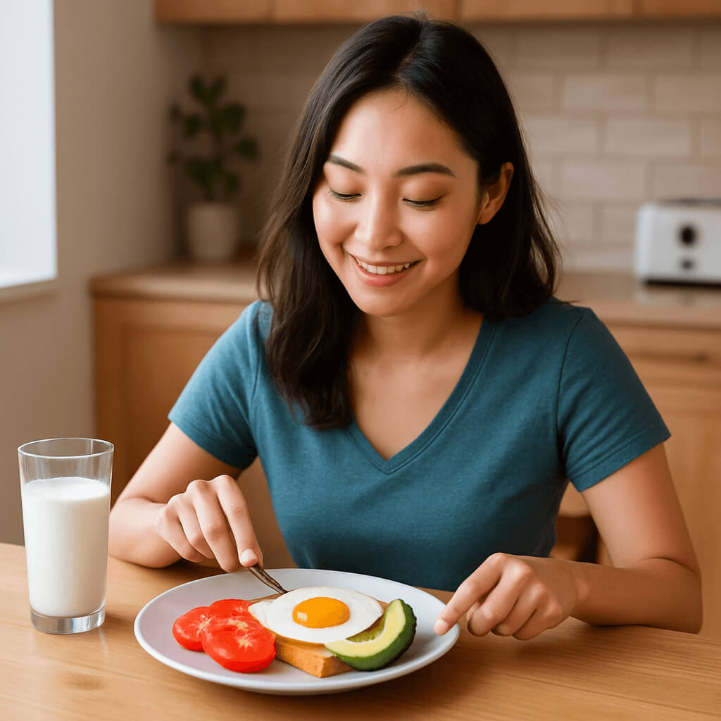 The importance of breakfast and the composition of meals when losing weight