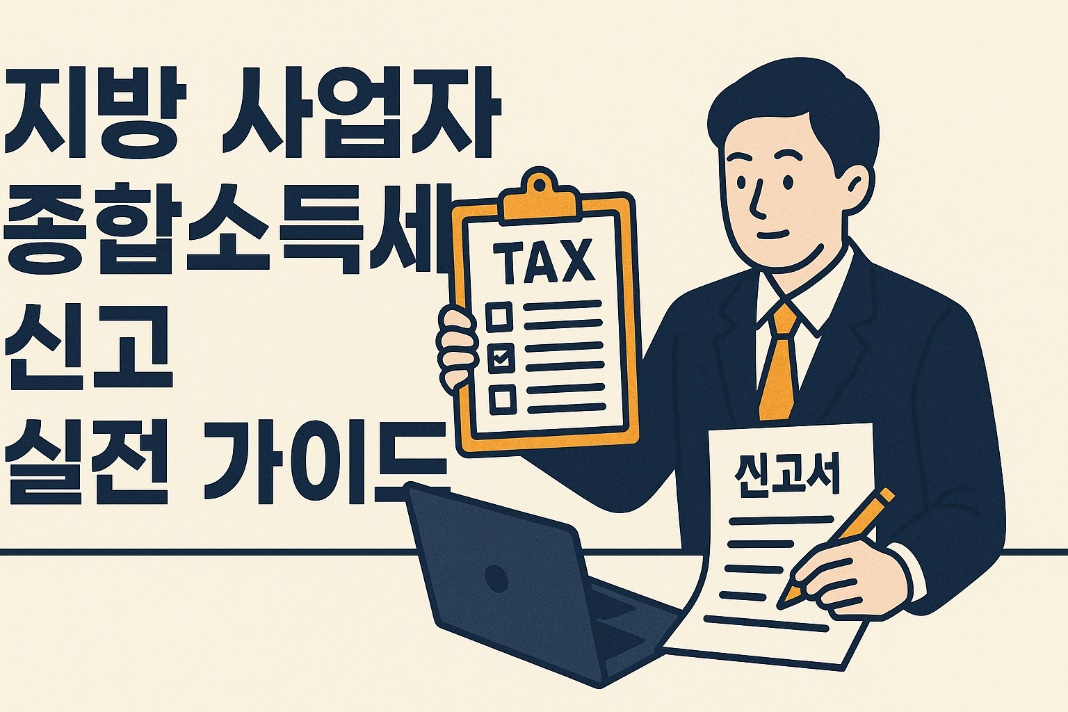 지방 사업자 종합소득세 관련 이미지