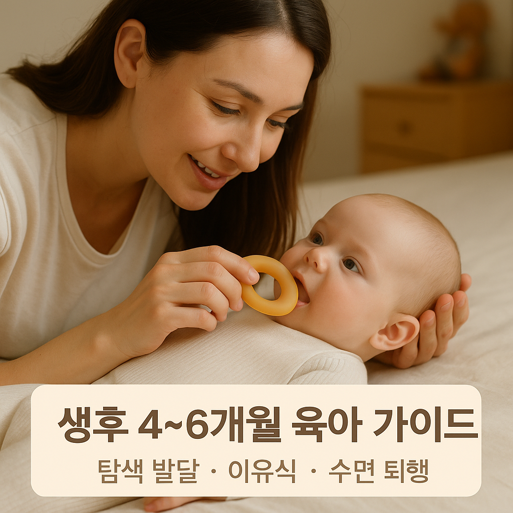 생후 4~6개월 육아: 탐색이 시작되는 시간