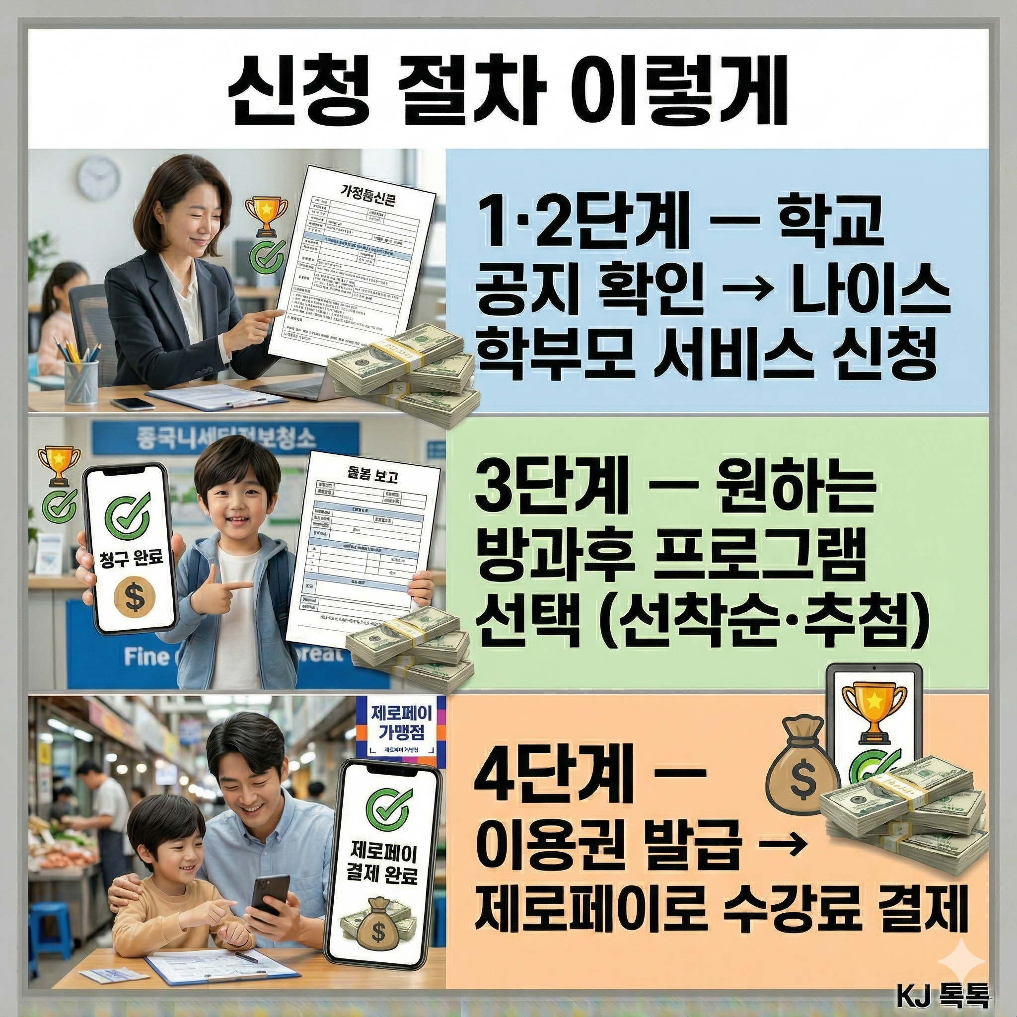 2026년 초3 방과후 프로그램 이용권 완벽 정리 — 신청 4단계·사용처·주의사항