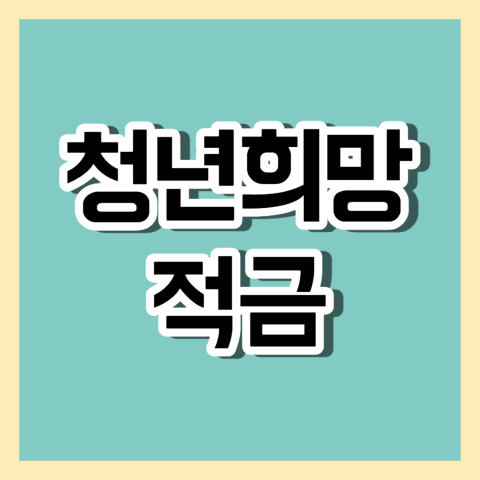 청년희망적금