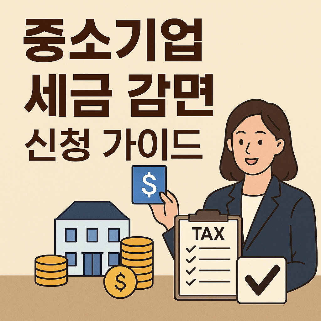 중소기업 세금 감면 신청 가이드
