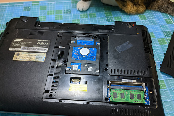 노트북 하드디스크 메모리 교체