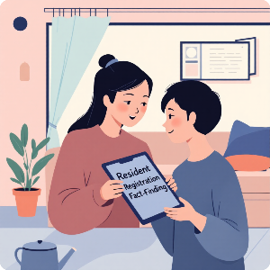 비대면 주민등록 사실조사 참여방법 이미지