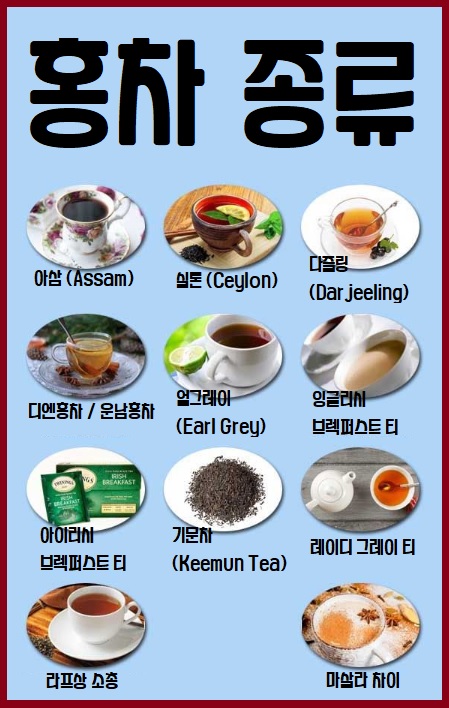 홍차 종류