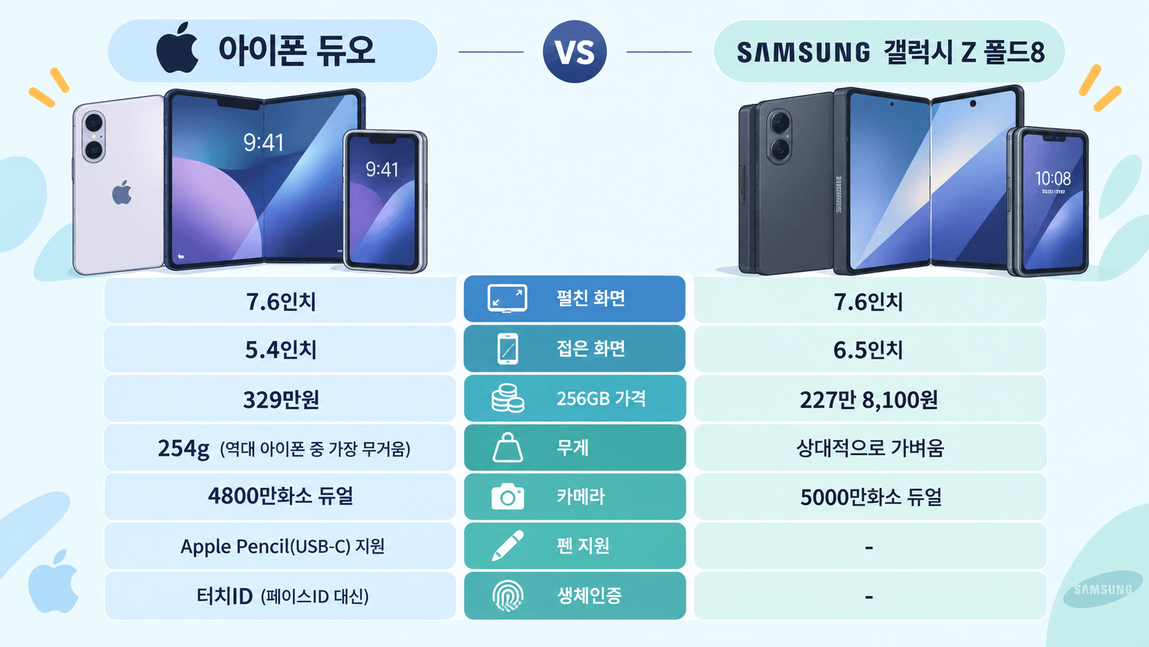 아이폰 듀오 329만원, 폴드8보다 100만원 넘게 비쌌습니다