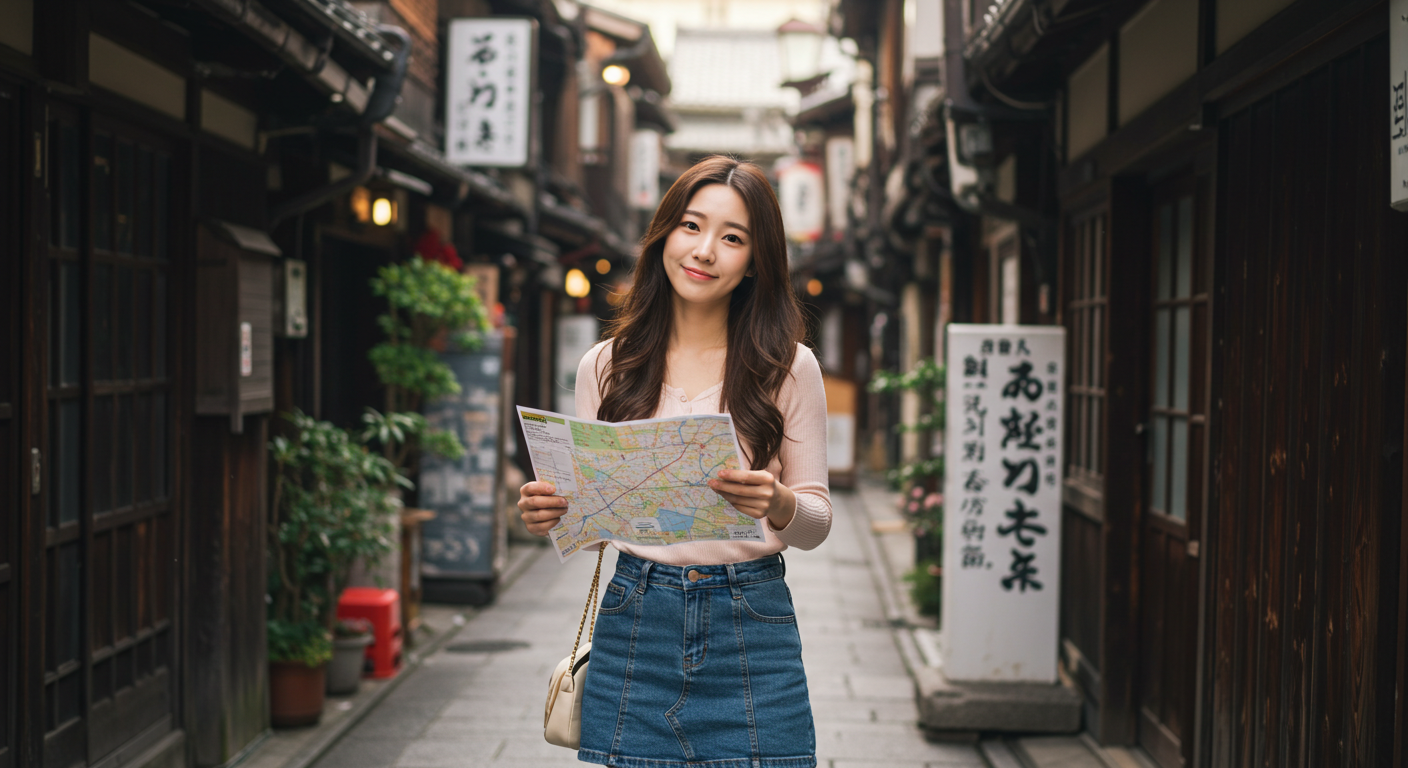 일본에서 길을 잃어버린 사람