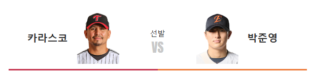 LG트윈스 한화이글스 프로야구 중계 일정 2026년 8월 22일 투수