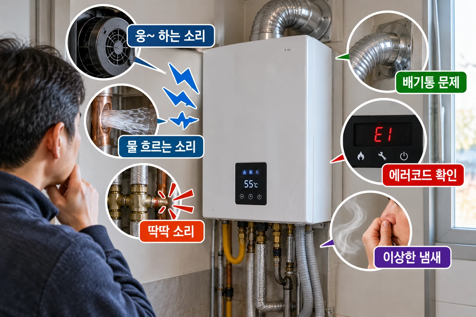 보일러에서 소리 날 때 정상 작동음 이상 소음 구분