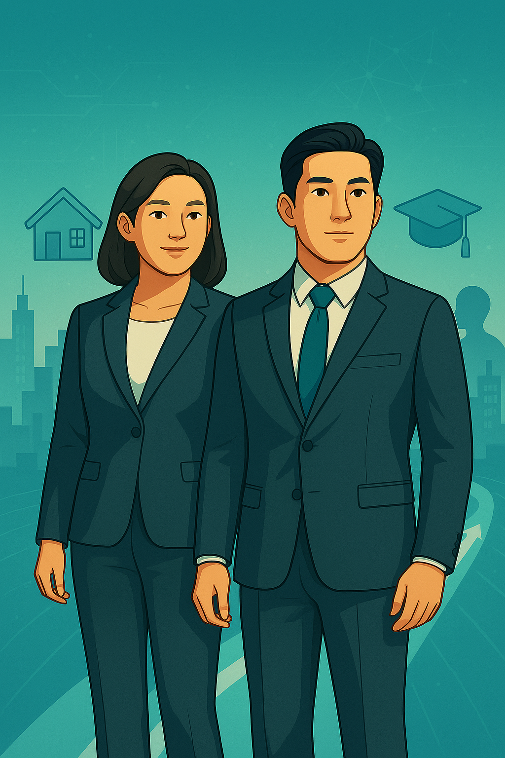 재테크 직장인 사진