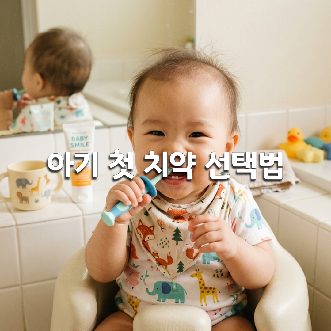 아기 첫 치약은 불소가 있어야 할까 소아치과 권장 기준