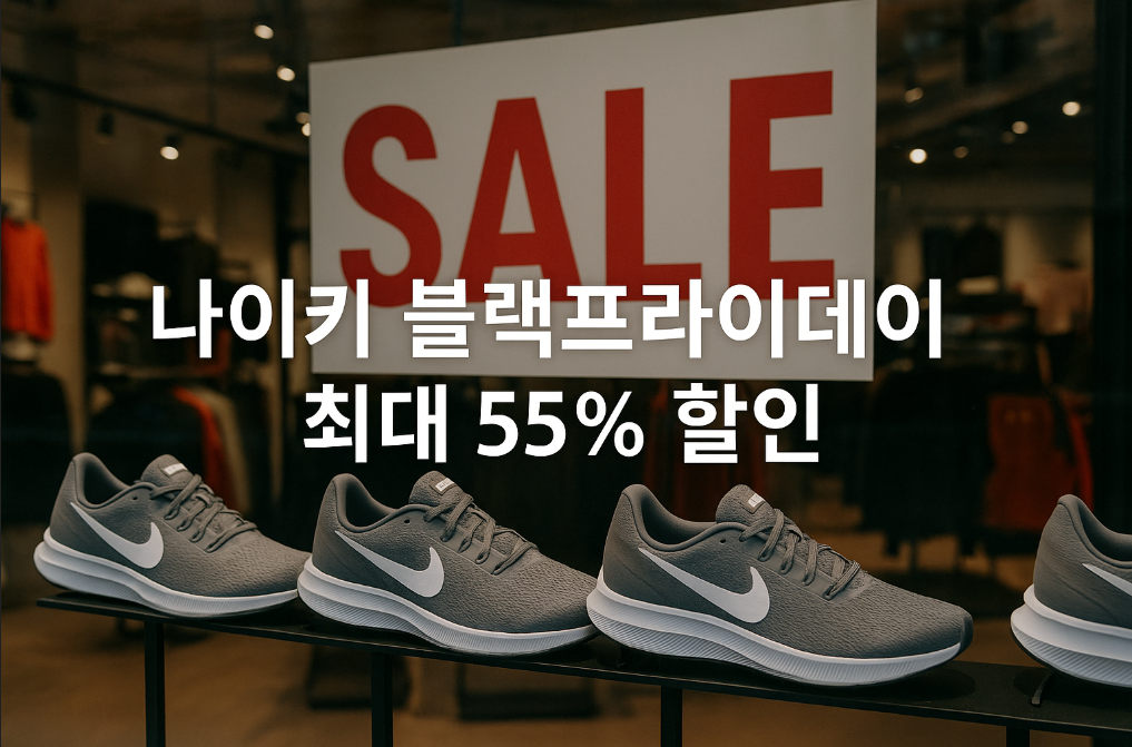 나이키 블랙프라이데이 55% 할인 놓치면 후회하는 꿀템 총정리