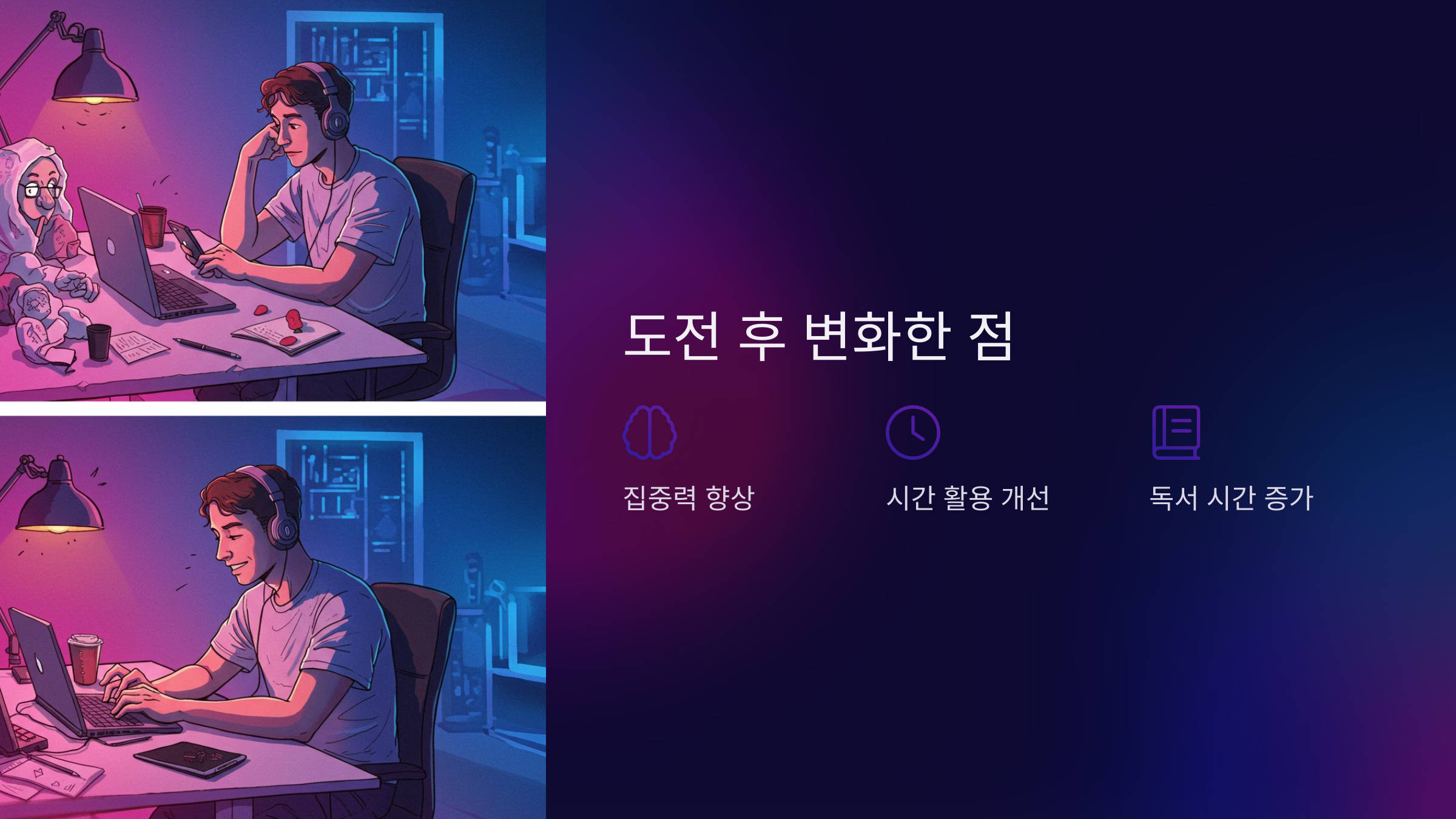 6. 도전 후 변화한 점 (결과 & 교훈)