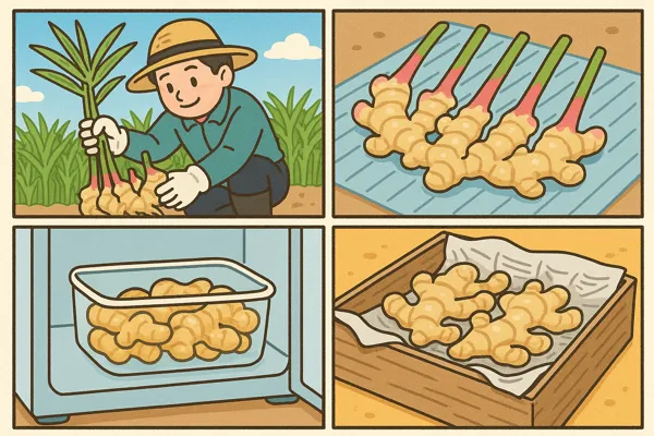생강 수확 시기 및 보관 방법6