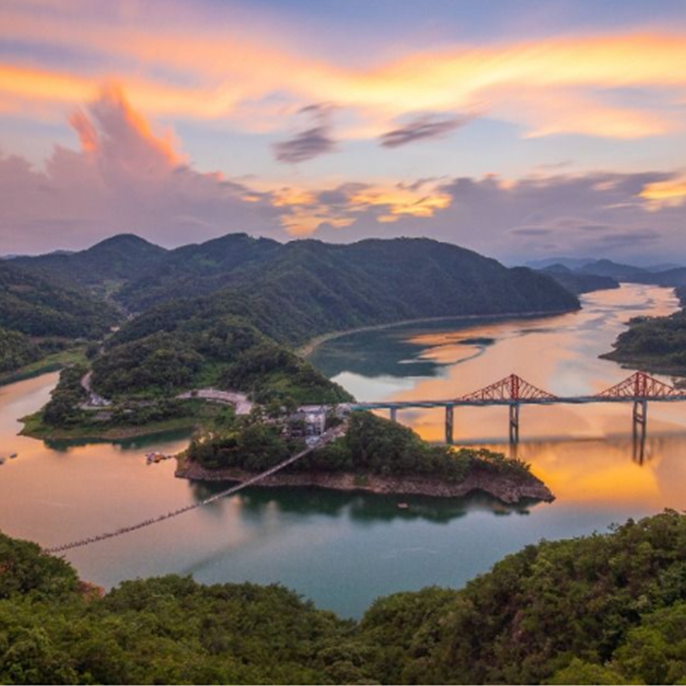 제천 옥순봉 출렁다리