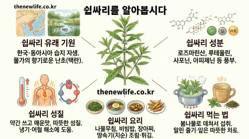 쉽싸리 효능 기본정보