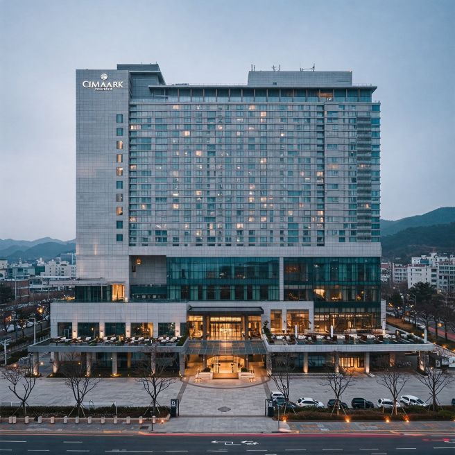 강릉 호텔, 펜션, 게스트 하우스 비교에 관한 그림