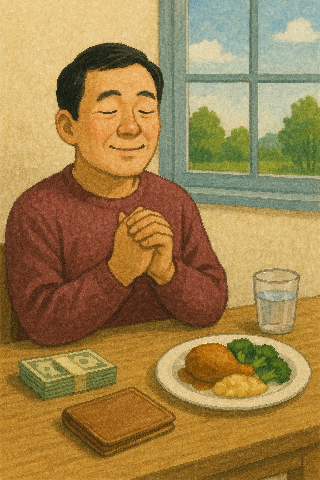 신 15:2 말씀을 보며, 제가 사람들에게 베푼 것이나 심지어는 빌려준 것이라도 그것을 다시 가지려는 마음을 가지는 것 보다 그것을 갚도록 하는 것이 아니라 주님의 변제의 시기에 변제를 취소함으로써 빌려준 것에 대해 생각지 않도록 하는 시도가 있는 것이 필요한 것을 보게하셨는데, 현재 제가 가진 것을 생각하며 그것에 만족하고 그것에만 초점맞춘 삶을 살아갈는 시도를 하는 모습입니다.