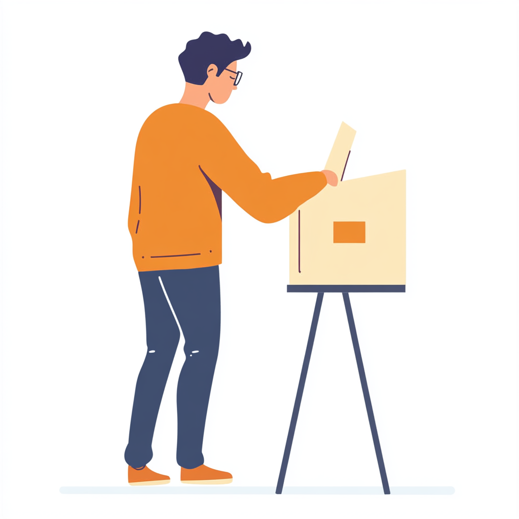 주민등록지 외의 지역에서 투표하는 경우