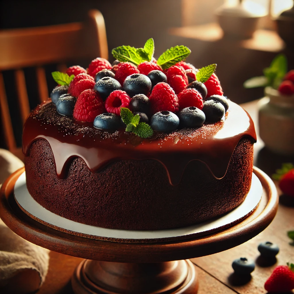 비건 초콜릿 케이크의 매력