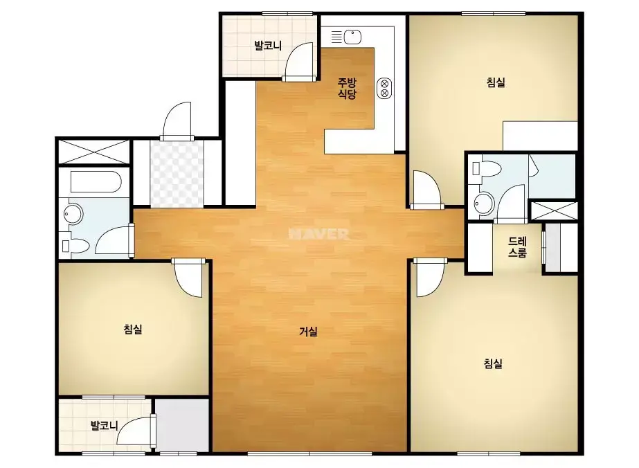 판상형 구조 평면도