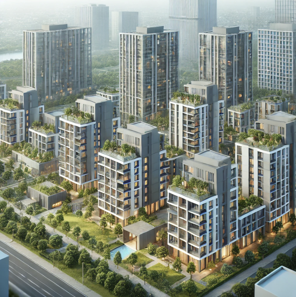 신축 아파트 단지