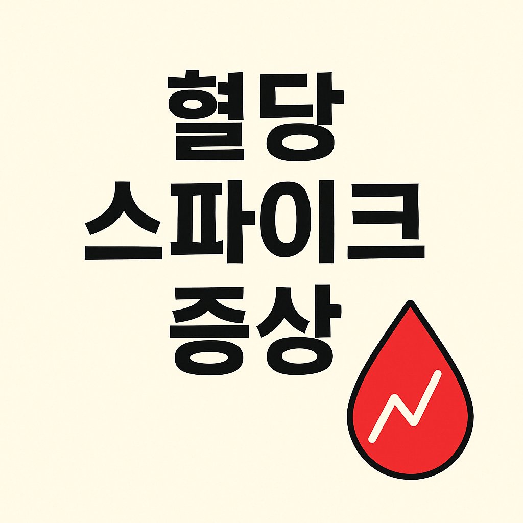 혈당스파이크증상