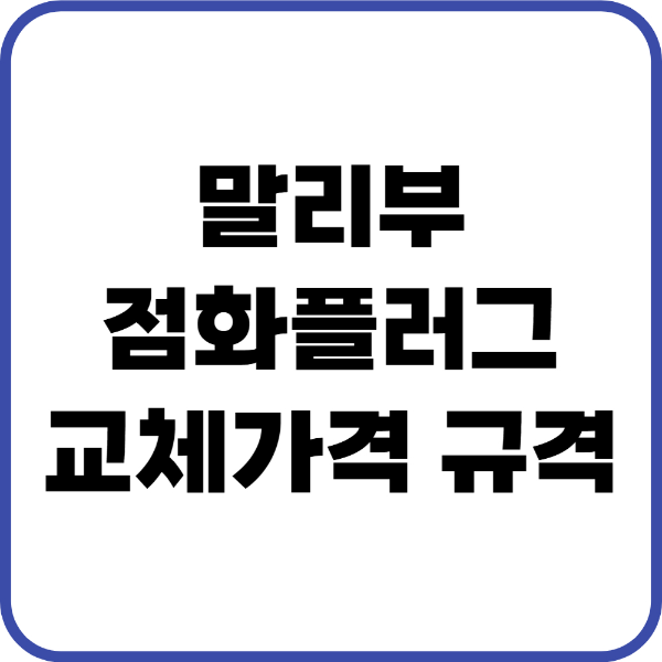 말리부 점화플러그