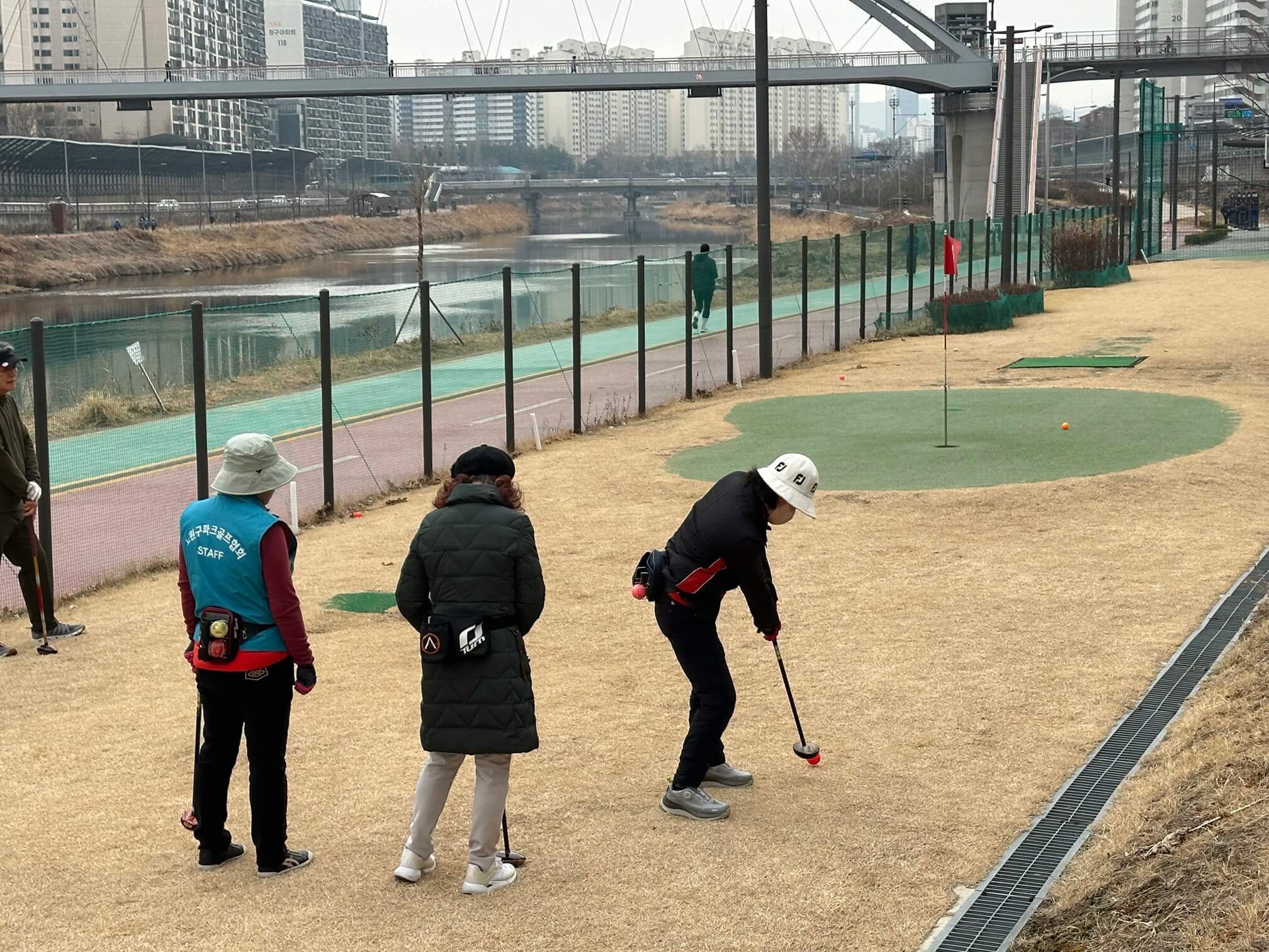노원구 중랑천 파크골프장