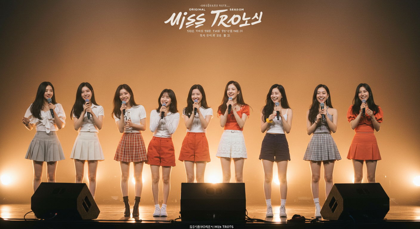 송가인, 정미애 미스트롯 시즌1 멤버 출동 '첫정' 콘서트