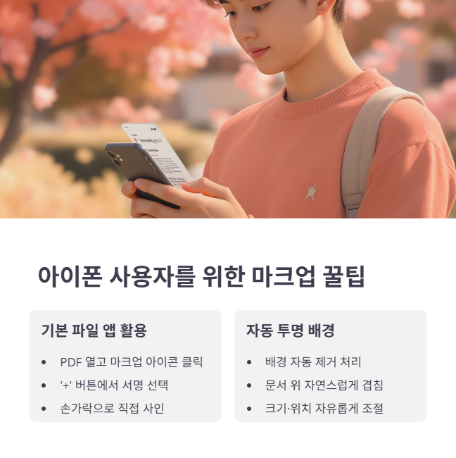 아이폰 사용자 PDF 바로 사인하는 꿀팁