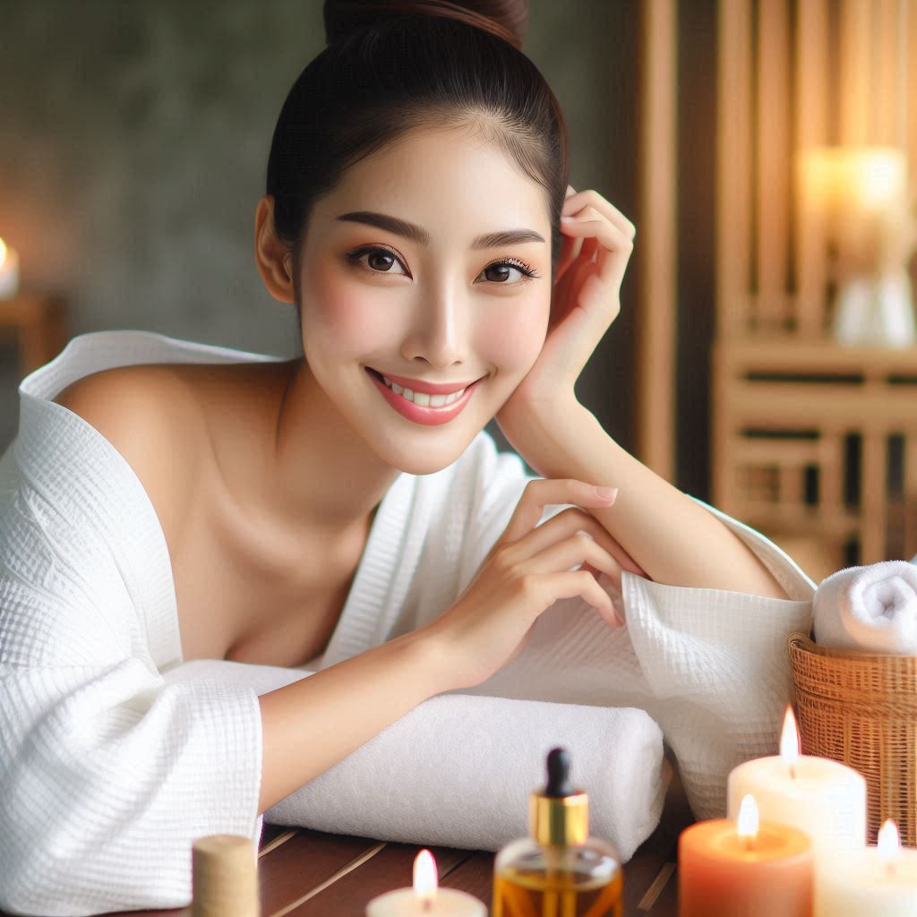 피부,체형관리 샵 배경