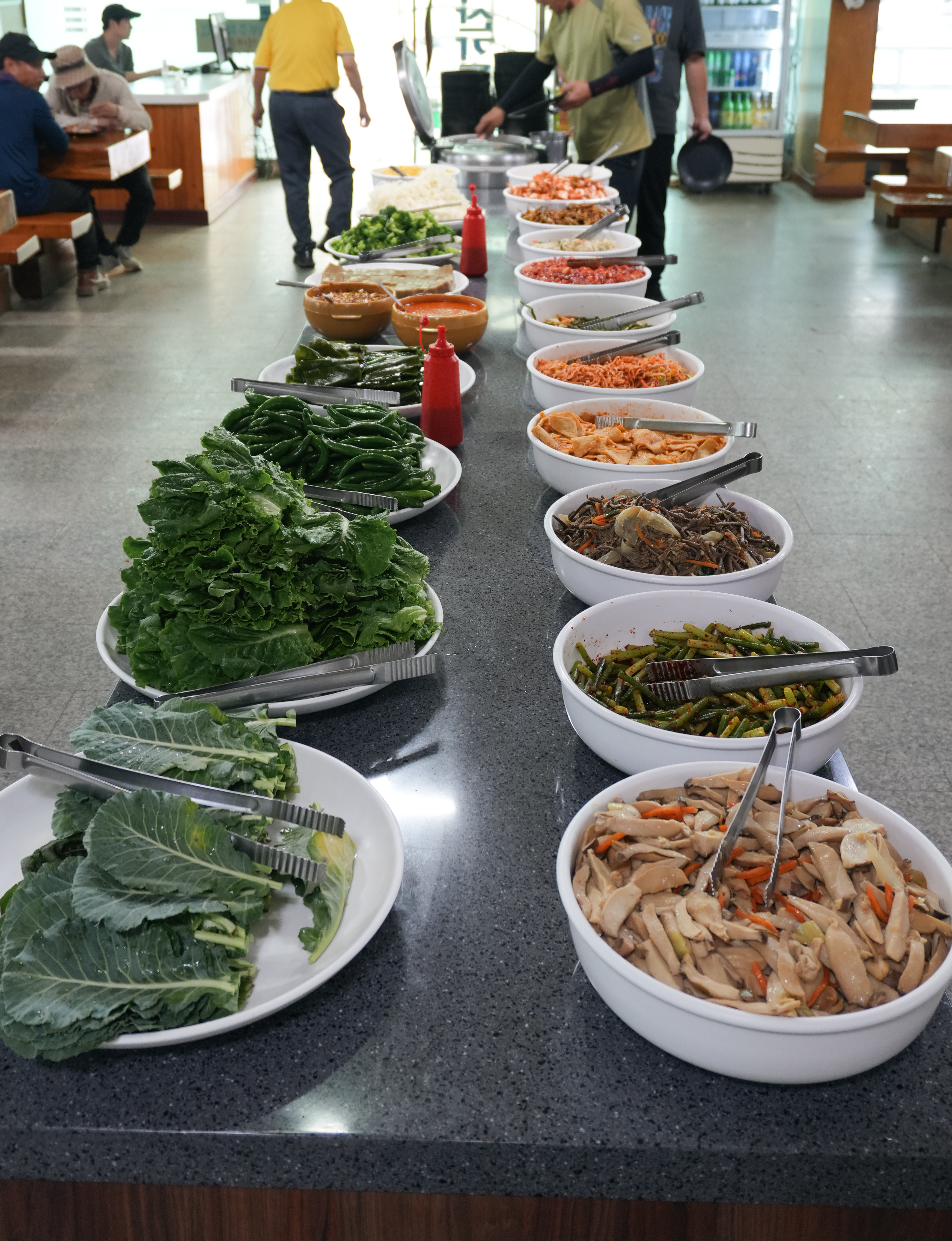 백화산가든 반찬