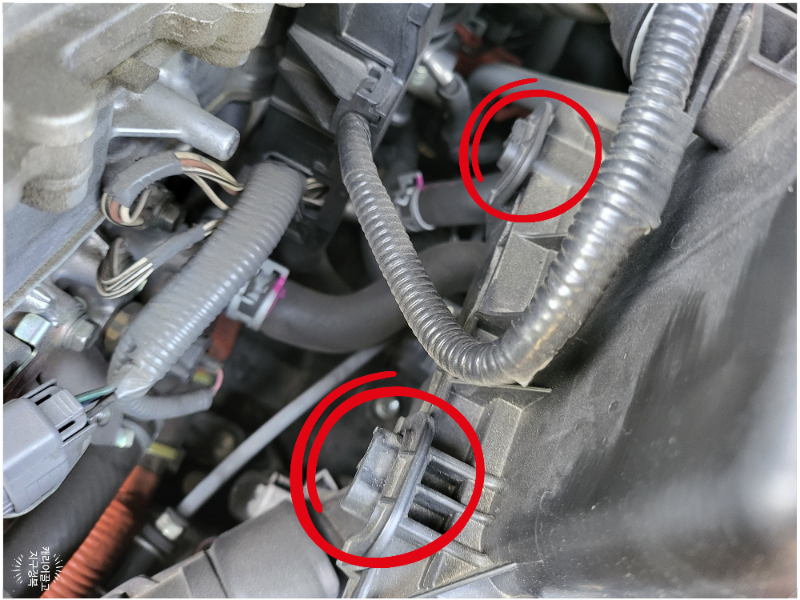 ES300h 에어 클리너 필터 교체하기