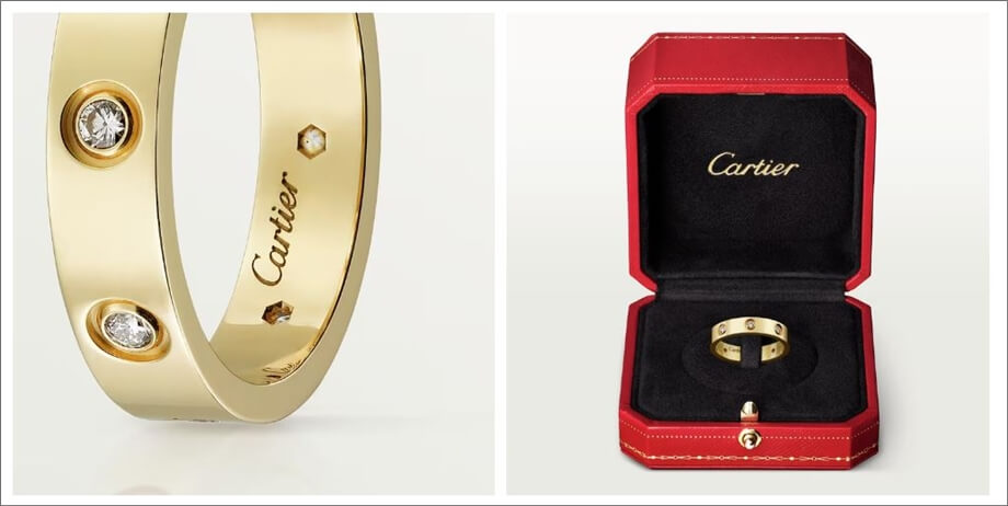 다이아몬드 8개 웨딩밴드