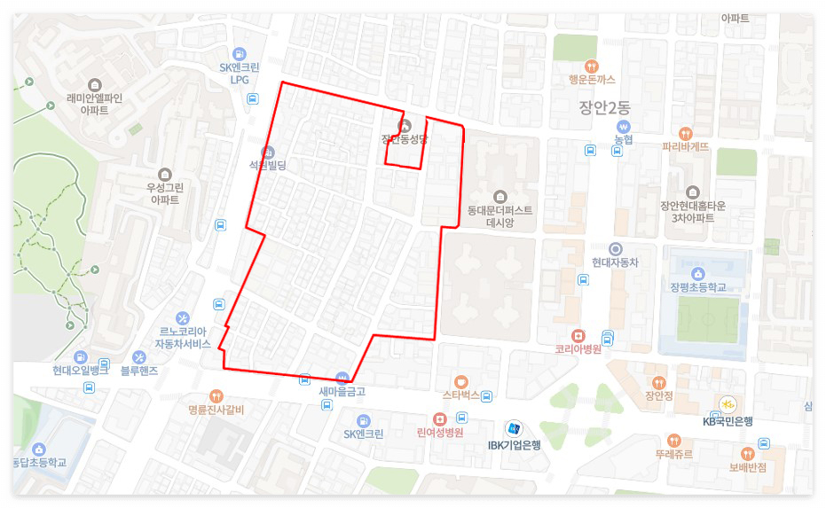 장안동 신통기획 재개발