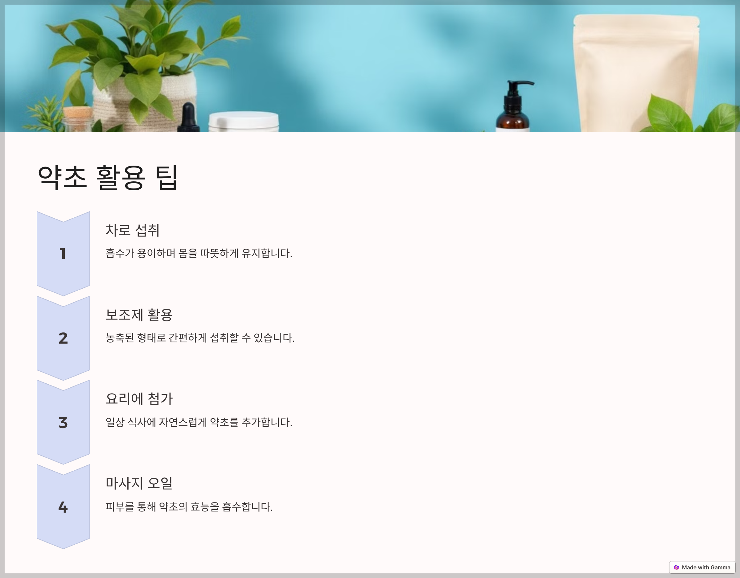 혈액 순환에 좋은 약초