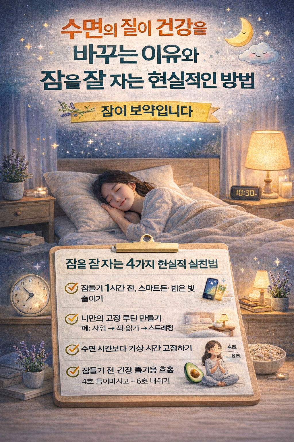 수면의 질이 건강을 바꾸는 이유와 잠을 잘 자는 현실적인 방법