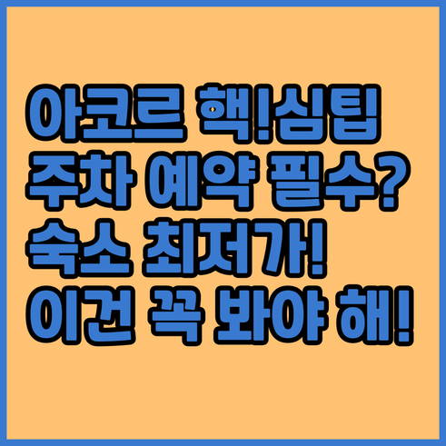 파리 아코르 아레나 주차 예약과 우버..