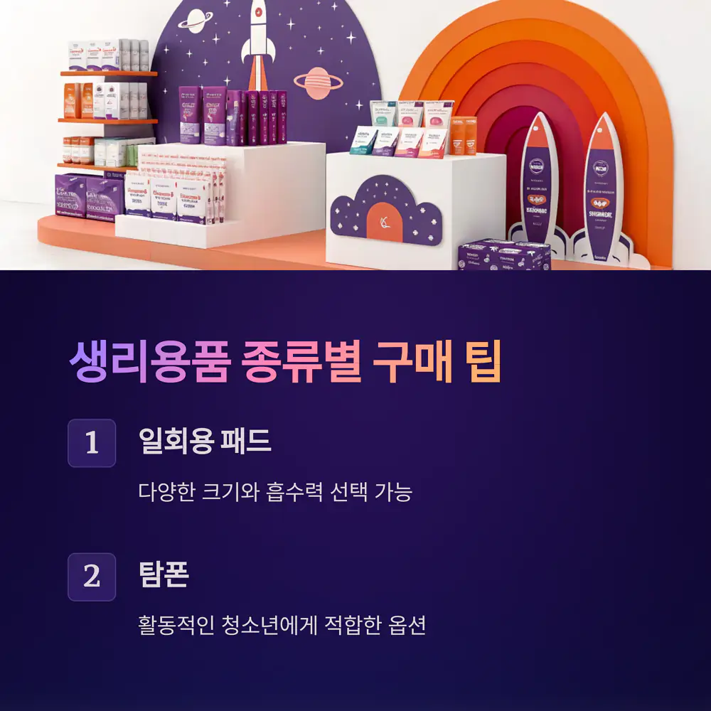 생리대-구매-종류