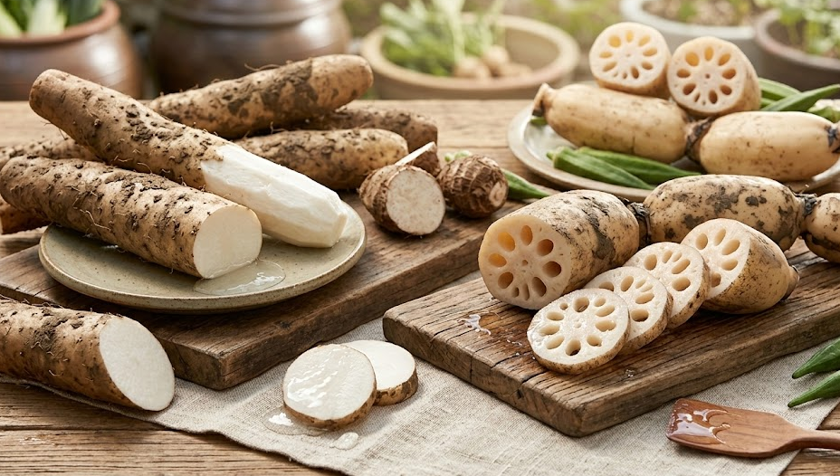 뮤신 성분이 많이 들어있는 식품