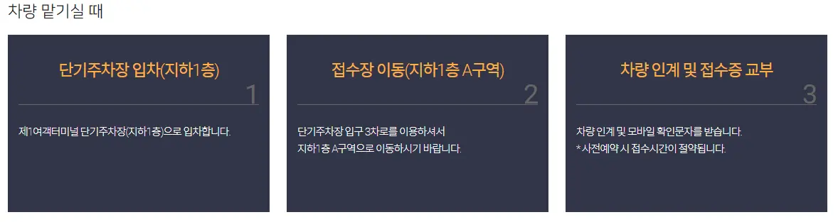 인천공항 주차대행