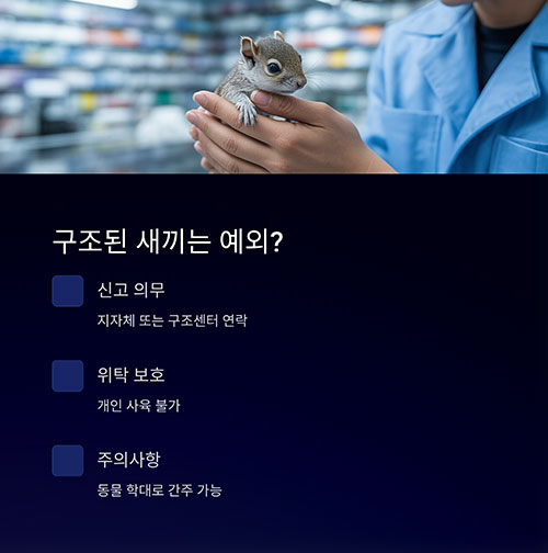 구조된 새끼 예외일까?